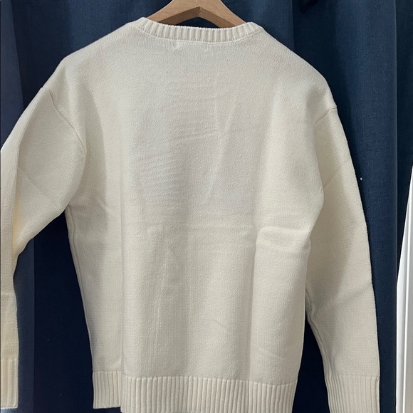 Ivory Sweater with Flag Motif - Picture 6 of 8
